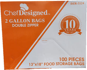 Chef Designed - 13" X 18", 2 mil Reclosable Bag - DZR-5124