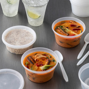 Pactiv Evergreen - DELItainer 12 Oz Clear PP Container and PE Lid, 240 Per Case - YL2512
