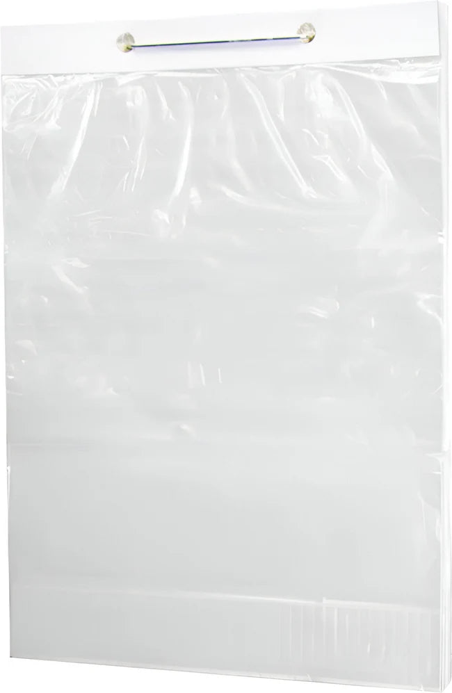 Fantapak - 11" x 14" x 4" Polyethylene Clear Wicketed Bag, Pack of 1000 - 060064