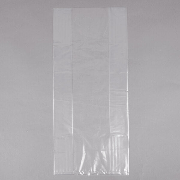 Elkay Plastics - 8" x 4" x 18", 1 mil LDPE Clear Gusset Poly Bag, 1M/cs - ELK10G084018
