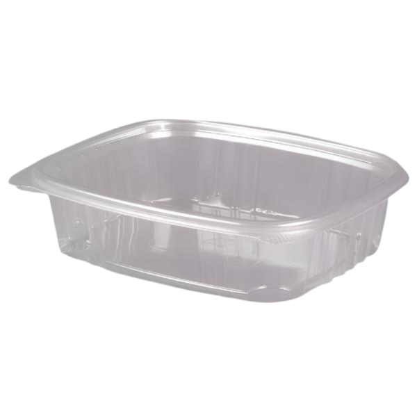 RitePak - 8 Oz Clear Injection Hinged Deli Container, Pack of 240 - RPDI08C