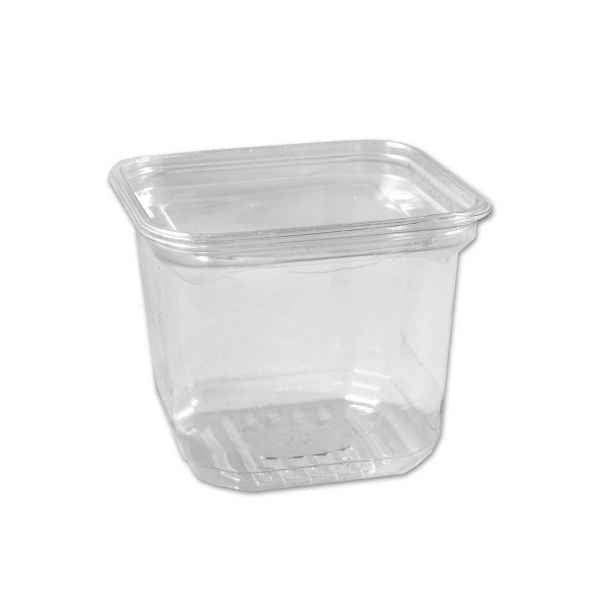 D&W Fine Pack - 16 Oz Square PET Deli Cup, Pack of 750 - DWSD16