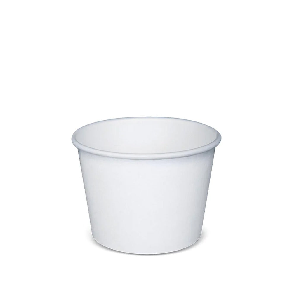 Ecopax - 12 Oz White Paper Soup Cup, Pack of 1000 - ECOPSC12