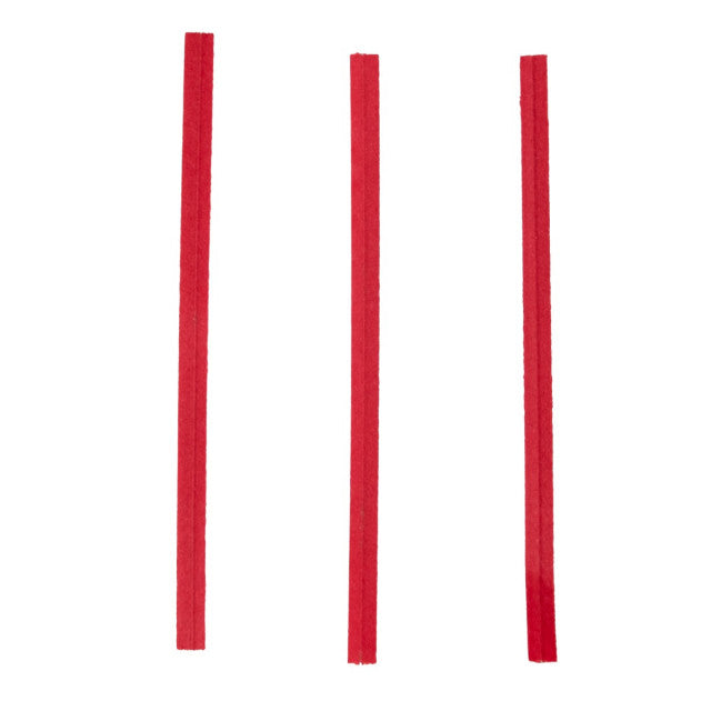 T and T Industries Inc - 4" Red Twist Ties, 2000/bx, 2000/bx, 25bx/cs - 485110