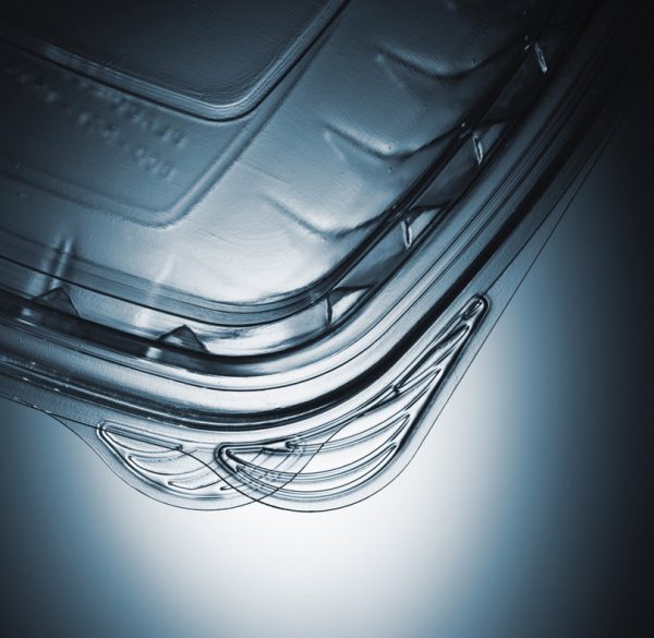 Placon - 12 Oz Clear Crystal Seal Hinged Container, Pack of 200 - 235905