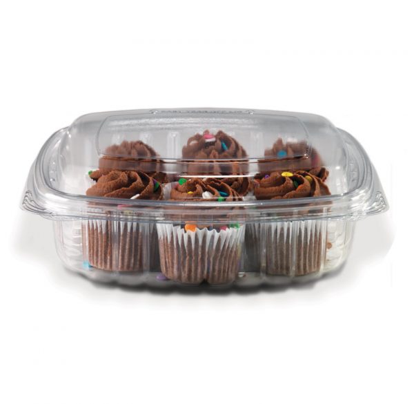Placon - 8 Oz Clear Crystal Deli Container, Pack of 500 - 235110