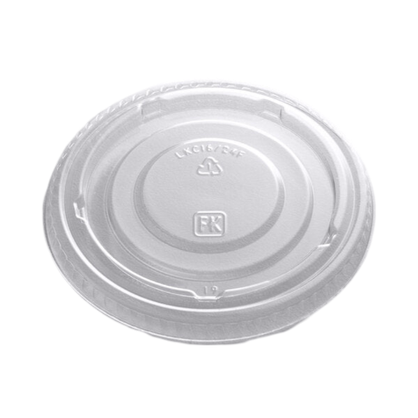 Fabri-Kal - 12-20 Oz Plastic Clear No Slot Lid, Pack of 1000 - FAB9508056