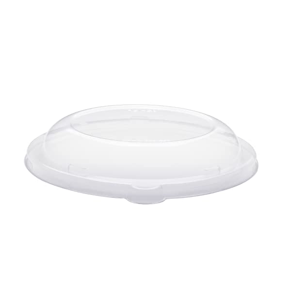 Karat - PET Round Clear Dome Lid for 24-40 Oz Bagasse Bowls, Pack of 200 - KARFPKDL204PET