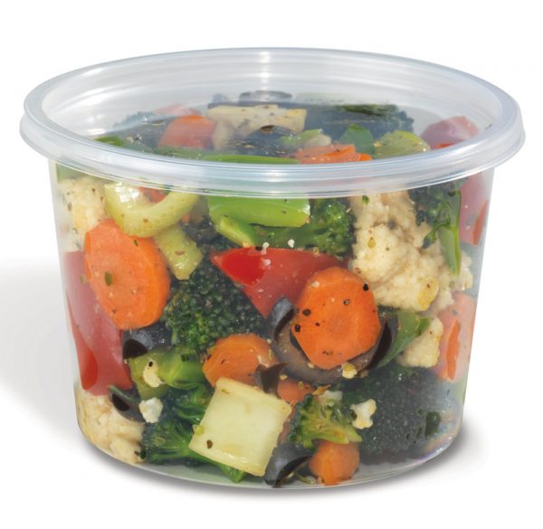 Placon - 16 Oz Clear Deli Container, Pack of 500 - 235130