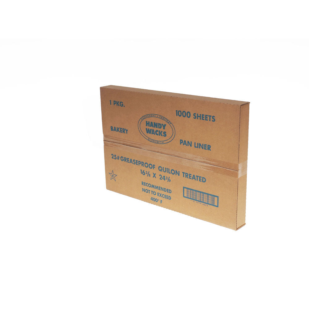 Handy Wacks Corp. - 16.4" x 24.4" Grease Proof Silicone Pan Liner, Pack of 1000 - HW27SG
