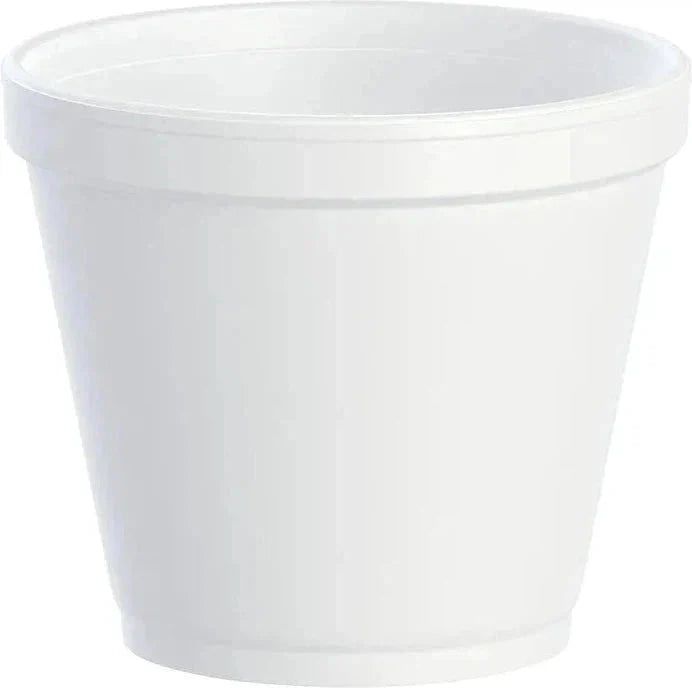 Dart Container - 8 Oz EPS Foam White Container, 1000/Cs - 8SJ12