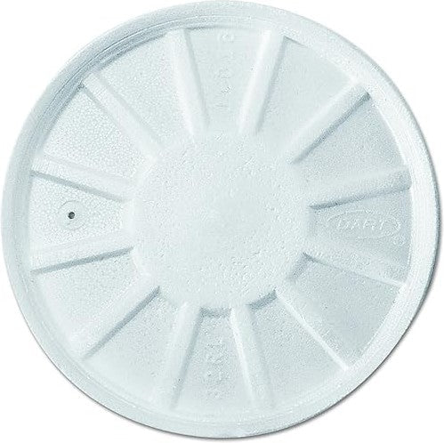 Dart Container - 8-44 Oz White EPS Foam Vented Lid, 500/Cs - 32RL