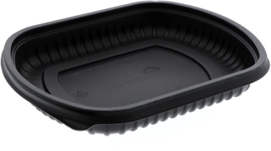 Pactiv Evergreen - 24 Oz Black Rectangle Takeout Container Base Medium Microwavable, 295/Cs - YCN846240000