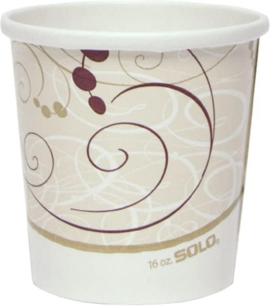 Dart Container - 16 Oz Flexstyle DSP Symphony Design Paper Container, 500/Pc - H4165-J8000