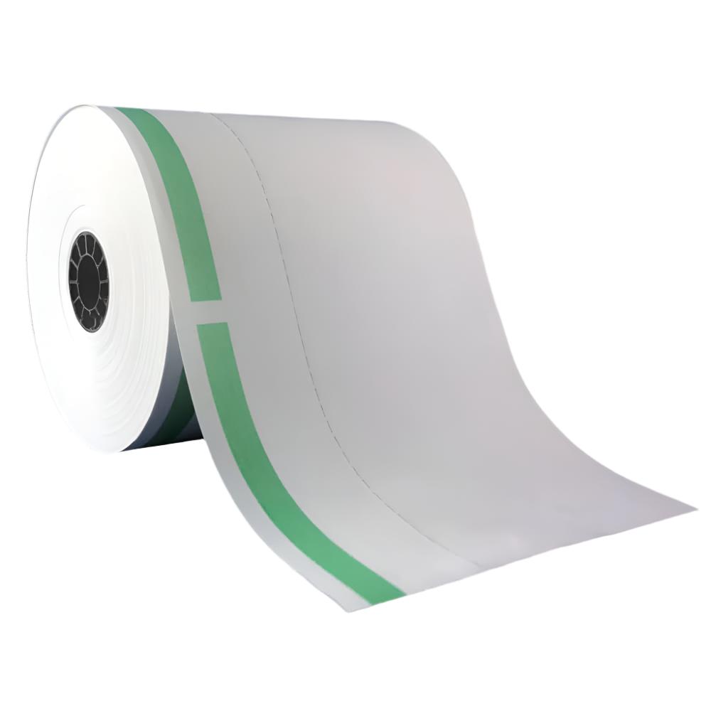 Direct Paper Supply - 3.1" 100 ft. Thermal Ready Theatre Roll with Green Stripe, Pack of 50 Box - DIR3120READY