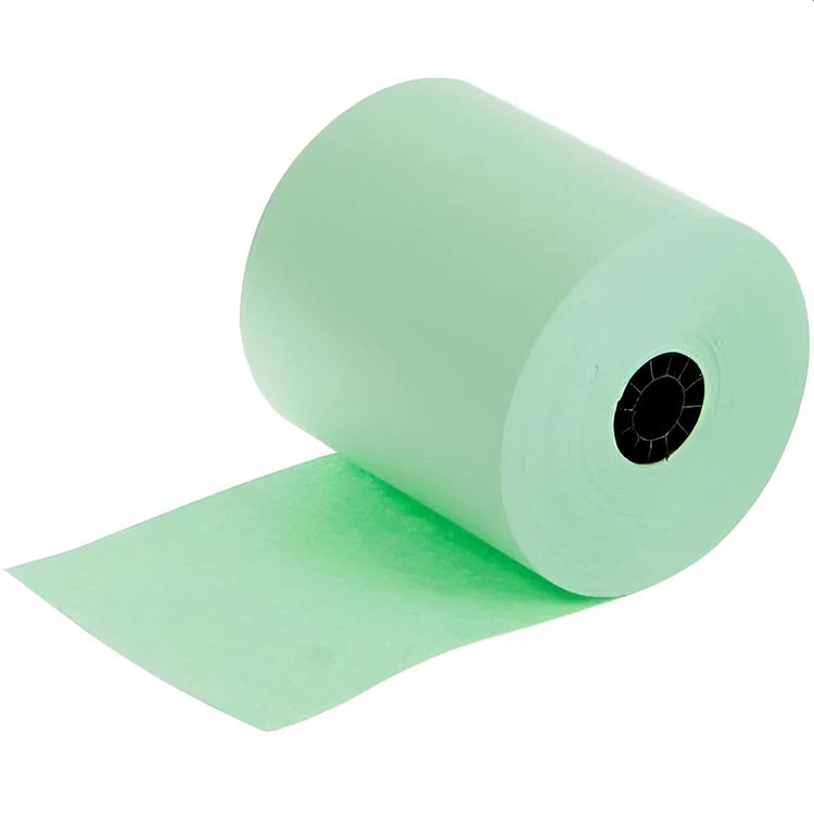 Direct Paper Supply - 3.1" x 230 ft. Green Thermal Cash Register Rolls, Pack of 50 - DIR3101G