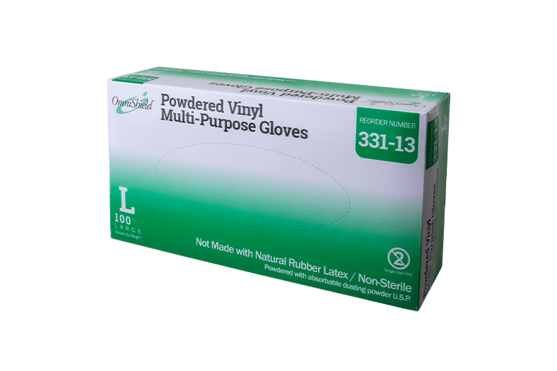 Omni International - OmniShield AMS #331-11 Series Clear Small Multi-Purpose Vinyl Gloves, 10x100/Box - OMN33111