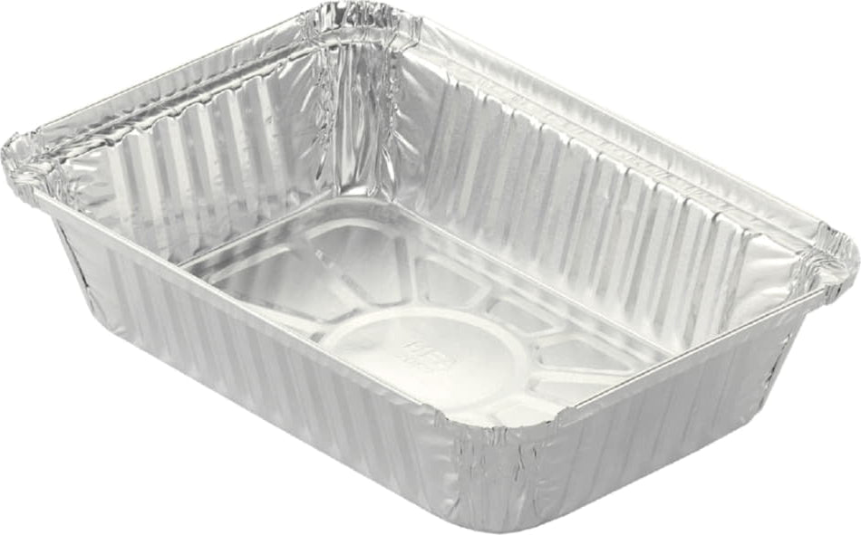 HFA - 2.25 lb Oblong Deep Foil Container, 500/Cs - 2062-30-500