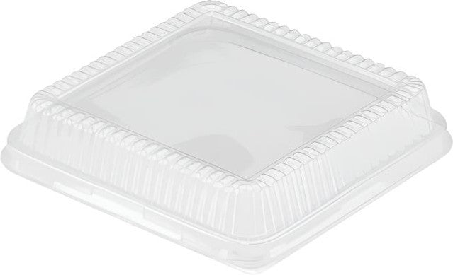 HFA - 8" Plastic Dome Lid Fits For Square Container, 500/Cs - 4048DL