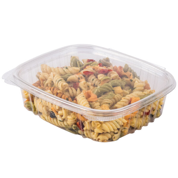 RitePak - 8 Oz Clear Injection Hinged Deli Container, Pack of 240 - RPDI08C