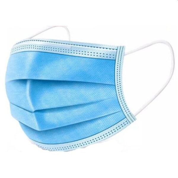 Direct Paper Supply - 3 Ply Disposable Medical Grade Face Mask, Pack of 50 Box - DIR3PLYMASK