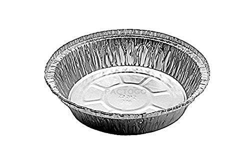 Crystalware - 7" Round Foil Container, Pack of 500 - CSWF7R500SD