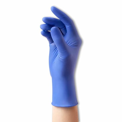 SensiCare - Medium Exam Nitrile Gloves, Silk with Smart Guard Film, 250/bx, 10bx/cs - 3527955