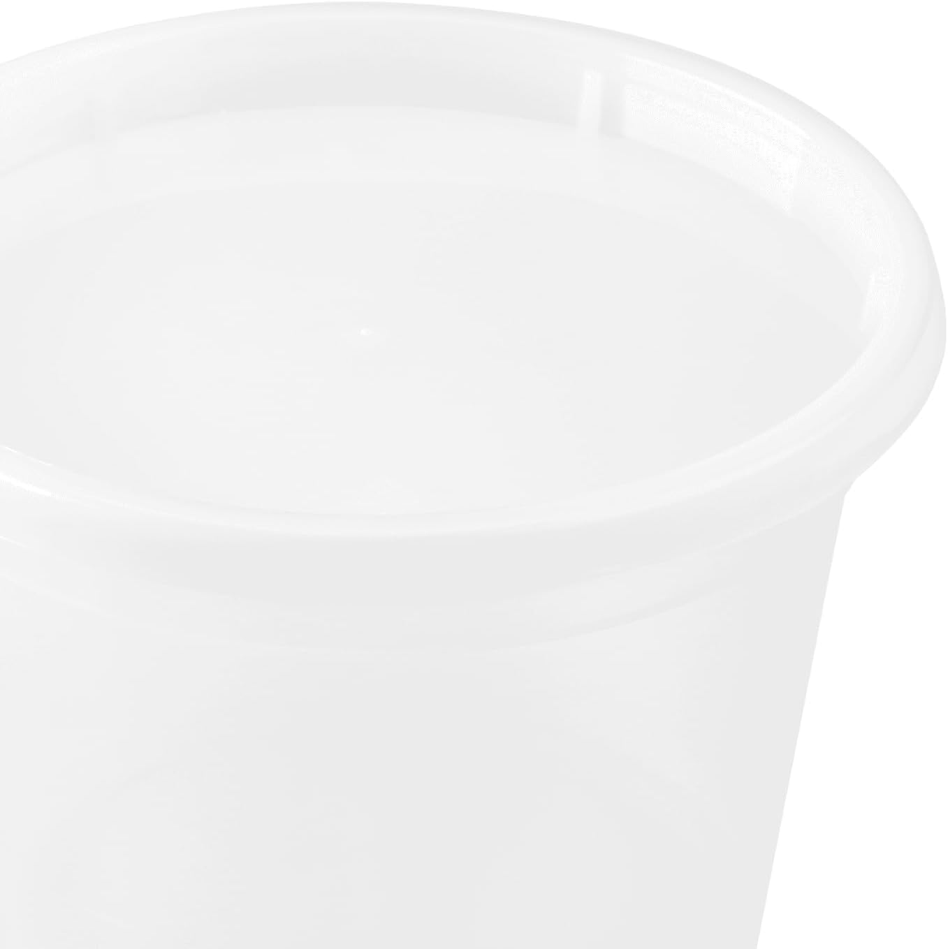 Karat - 16 Oz Polypropylene Round Injection Deli Container Combo, Pack of 240 - KARFPIMDC16PP