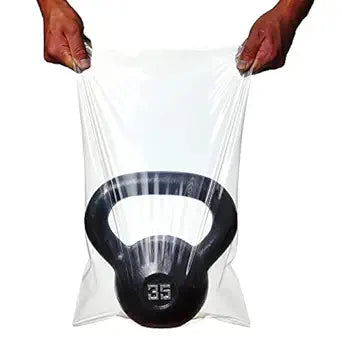 Elkay Plastics - 10" x 4" x 20", Clear Plastic LDPE .75 mil Linear Gusset Bag, 1M/cs - ELK7G104020