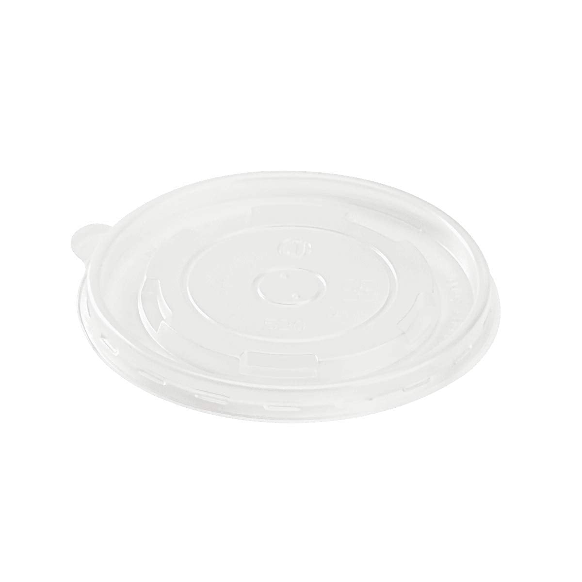 Karat - Polypropylene 112 mm Rim Clear Flat Lid For 16 Oz Food Container, Pack of 1000 - KARCKDL112PP