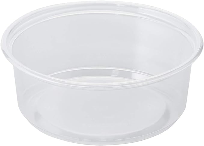 Karat - 8 Oz Polypropylene Clear Round Deli Container, Pack of 500 - KARFPDC8PP