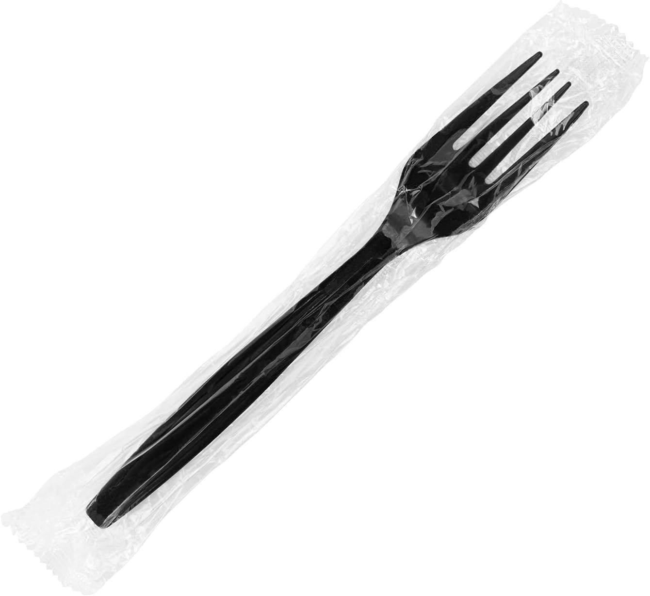 Karat - Polypropylene Heavy weight Black Wrapped Fork, Pack of 1000 - KARU3530B