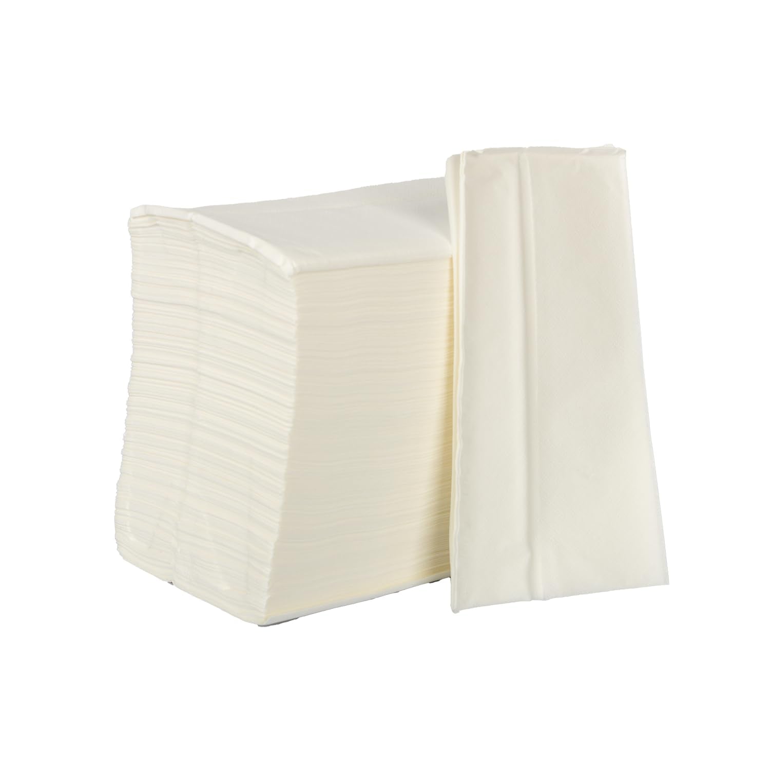 Karat - 13.5" x 7" White  1 Ply Napkin, Pack of 10000- KARKNF1371W