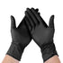 Amercare - Medium Black Nitrile Exam Gloves, 10x100/cs - AMC14002