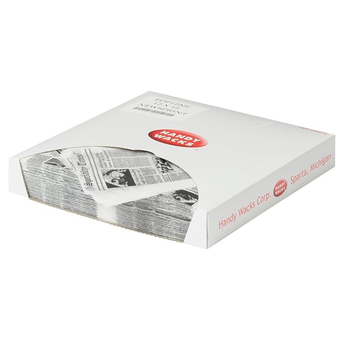 Handy Wacks Corp. - 12" x 12" Paper Waxed Big Moe's Dry Sheets, Pack of 6000 - HWCFDP12BMK