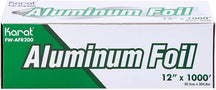 Karat - 12" x 1000 ft. Aluminum Standard Roll Foil - KARFWAFR200