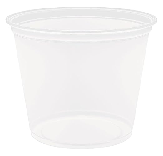 Royal Interpak - 5.5 Oz Plastic Black Portion Cup, Pack of 2500 - ROYPC550B