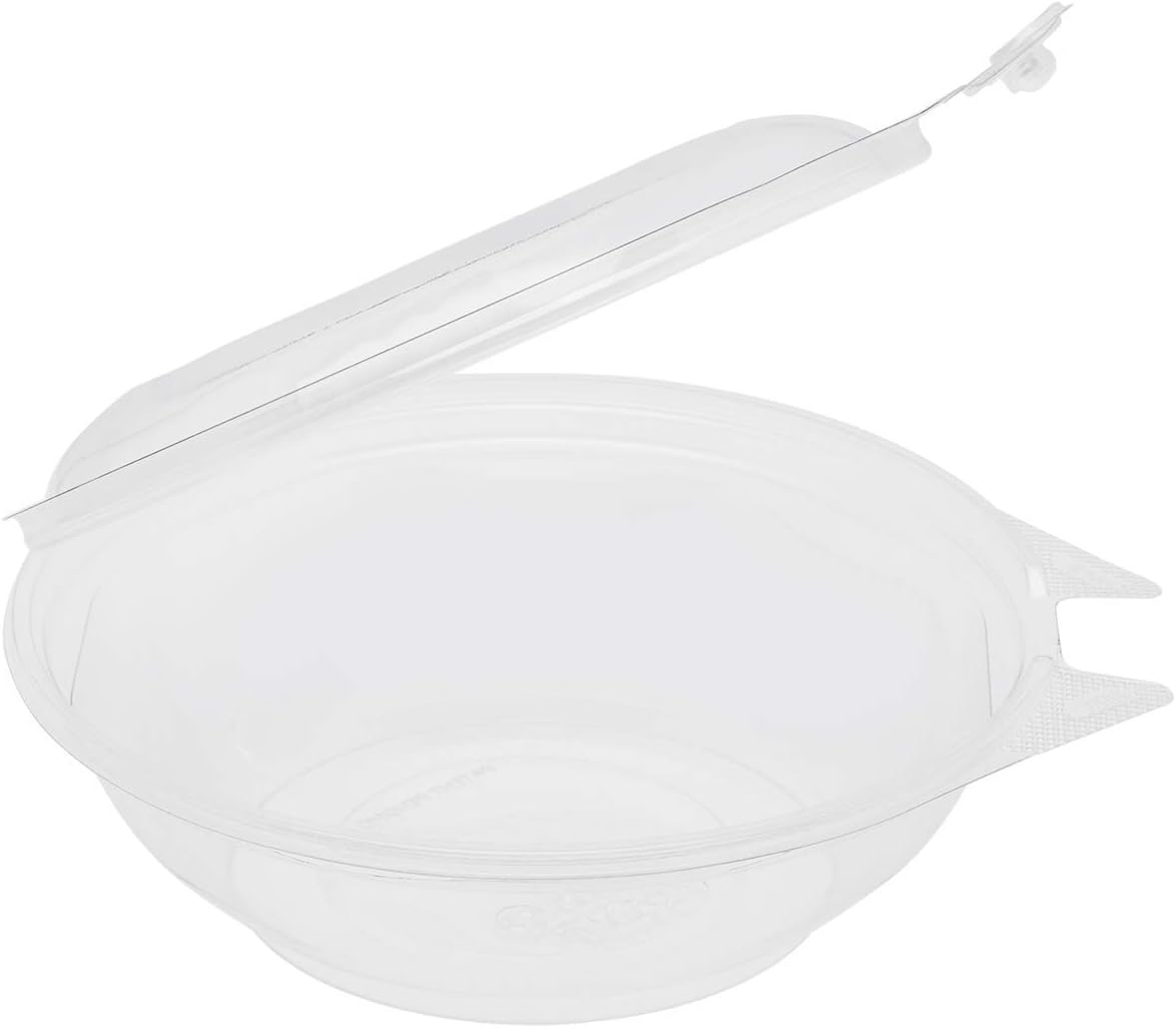 Karat - 16 Oz PET Dome Lid for 16 Oz Salad Bowl, 500/cs, 20/sk - KARFPBRL146