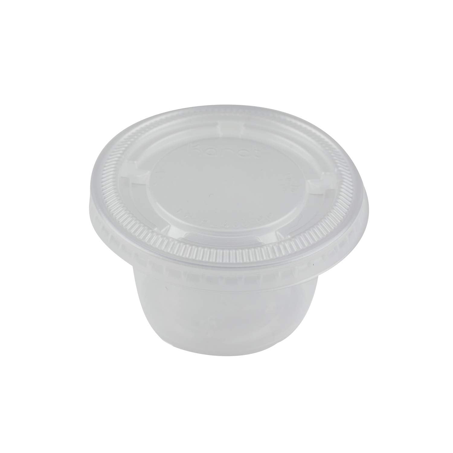 Karat - PET Portion Cup's Lids Fits 3.25, 4oz & 5.5oz Cups, Pack of 2500 - KARFPPL400PET