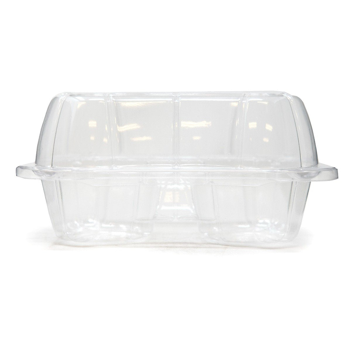 Detroit Forming - 4.6" x 7.9" x 4", 2 Compartment Cupcake/Muffin Hinged Container, Pack of 500 - DFILBN5202
