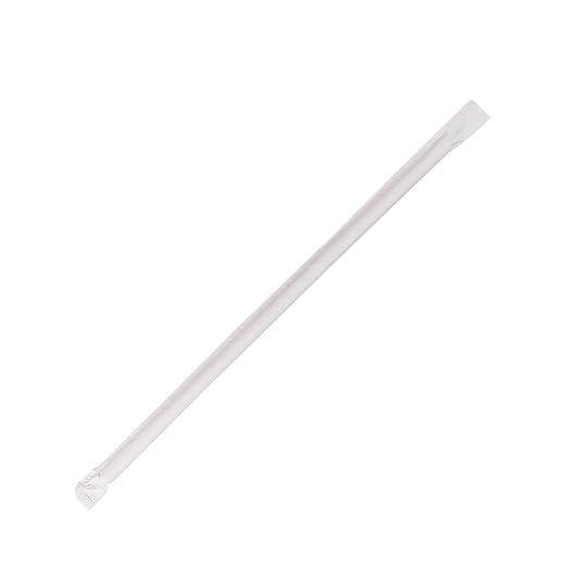 Karat - 10.25" Clear Paper Wrapped Giant Straw, Pack of 1200 - KARC9125