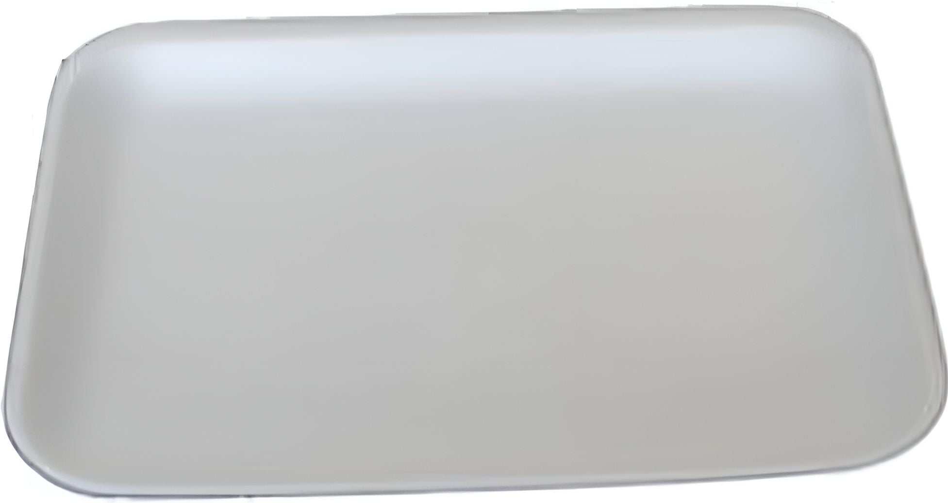 Dyne-A-Pak Inc. - 8.25" x 6" x 1.875" 42P White Foam Meat Trays, 400 Per Case - 201042PW00