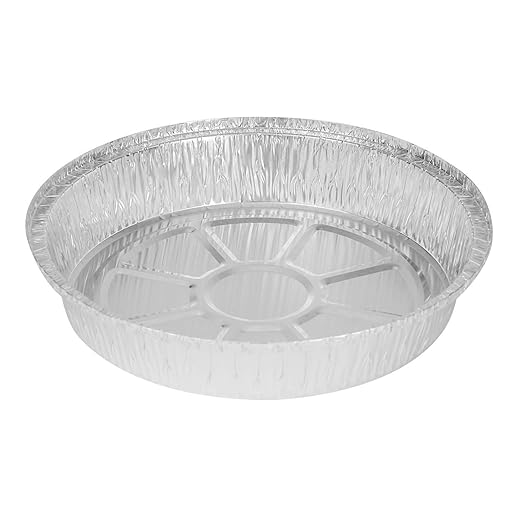 Karat - 9" Round Foil Container, 500/cs, 24cs/sk - KARAFCR09