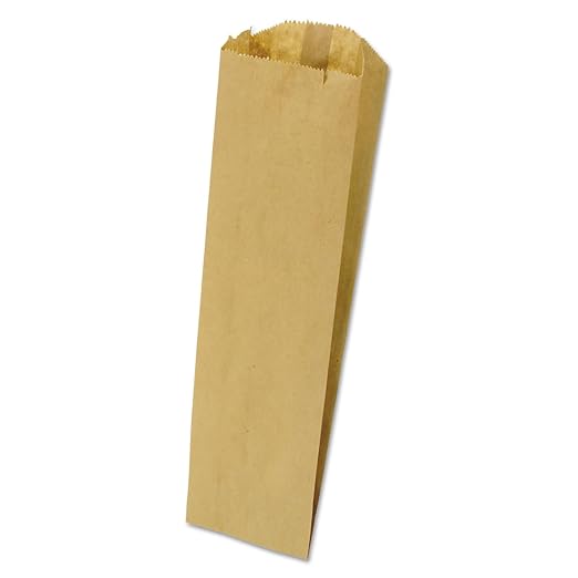 International Paper - 3.75" x 2.25" x 11.25" Kraft Pint Liquor Bag, 500/bn, 72bn/sk - IPLIQUORPINT