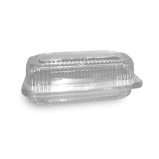 Detroit Forming - 18" Plastic Clear Heavy Dome Lid with Pull Tab Release, Pack of 25 - DFIDCS972