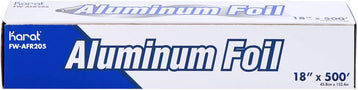 Karat - 18" x 500 ft. Aluminum Standard Roll Foil - KARFWAFR205