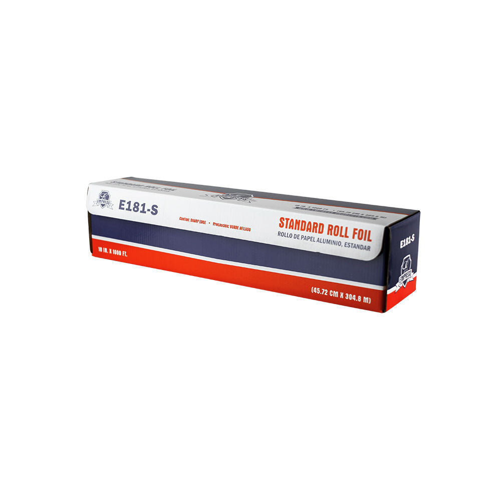 Empress - 18" x 1000 ft., 50 Gauge E181-S Standard Duty Aluminium Foil Roll, Pack of 1000 - EMPE181S