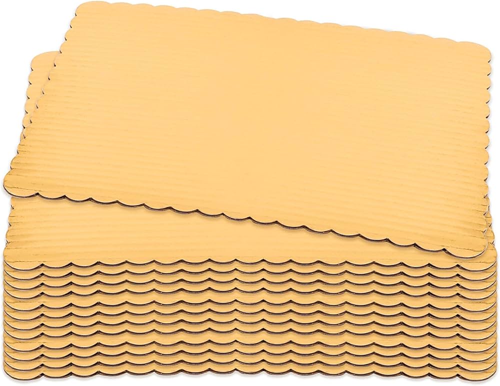 St. Clair Packaging - 0.12" Gold Corrugated Half Sheet Pad, 50/cs, 30cs/sk - SCP5223GOLD