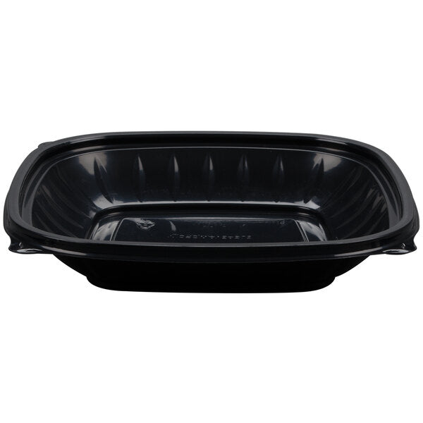 Dart Container - 24 Oz Black Square Presentabowl with C2464BDL Lid, Pack of 252 - DRTB24SB