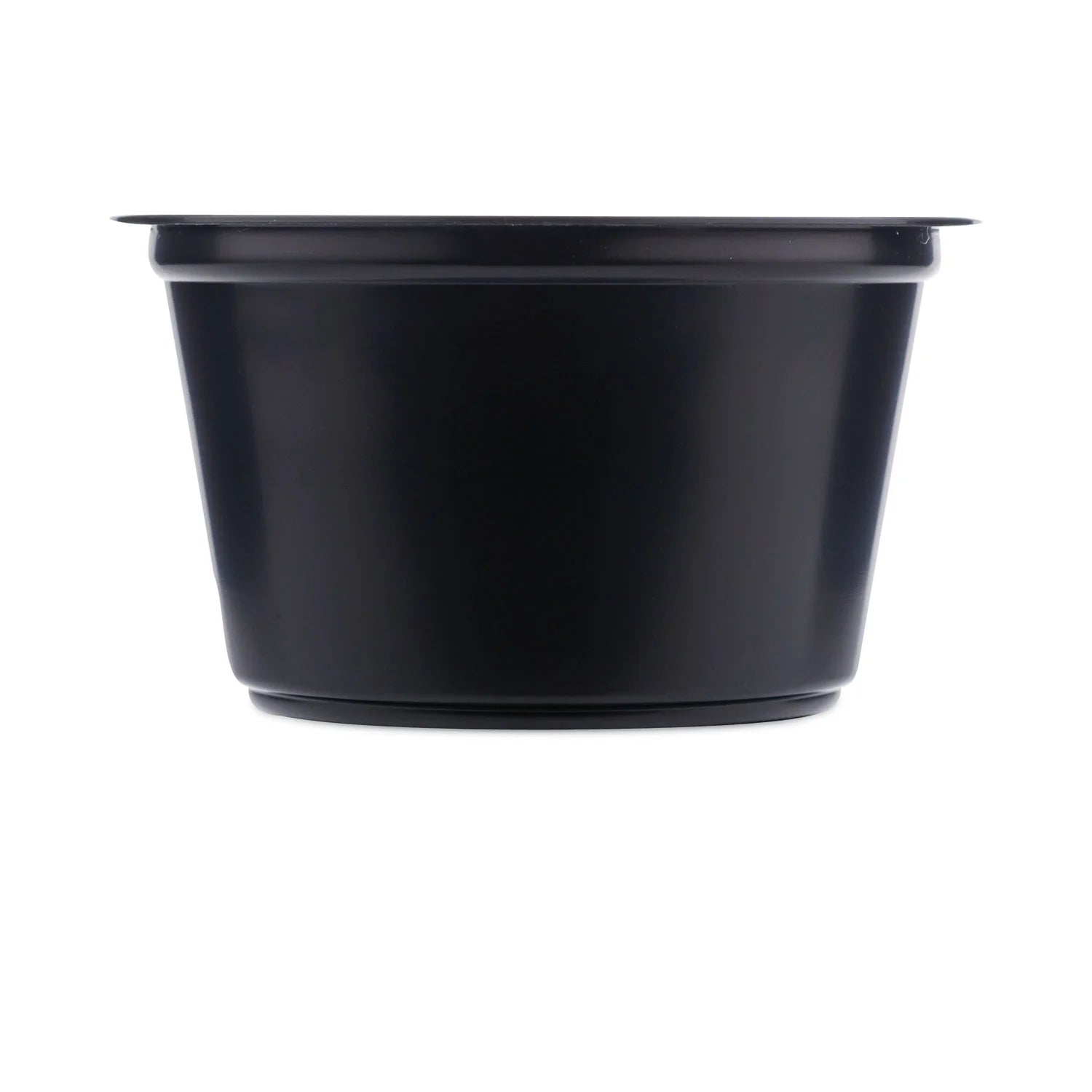 Phoenix Packaging - 2 Oz Black Plastic Portion Cup, Pack of 2500 - PHOCOVPK002